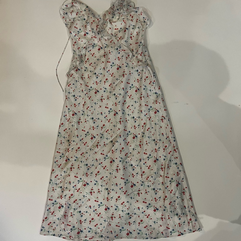 Floral Bardot Maxi Dress